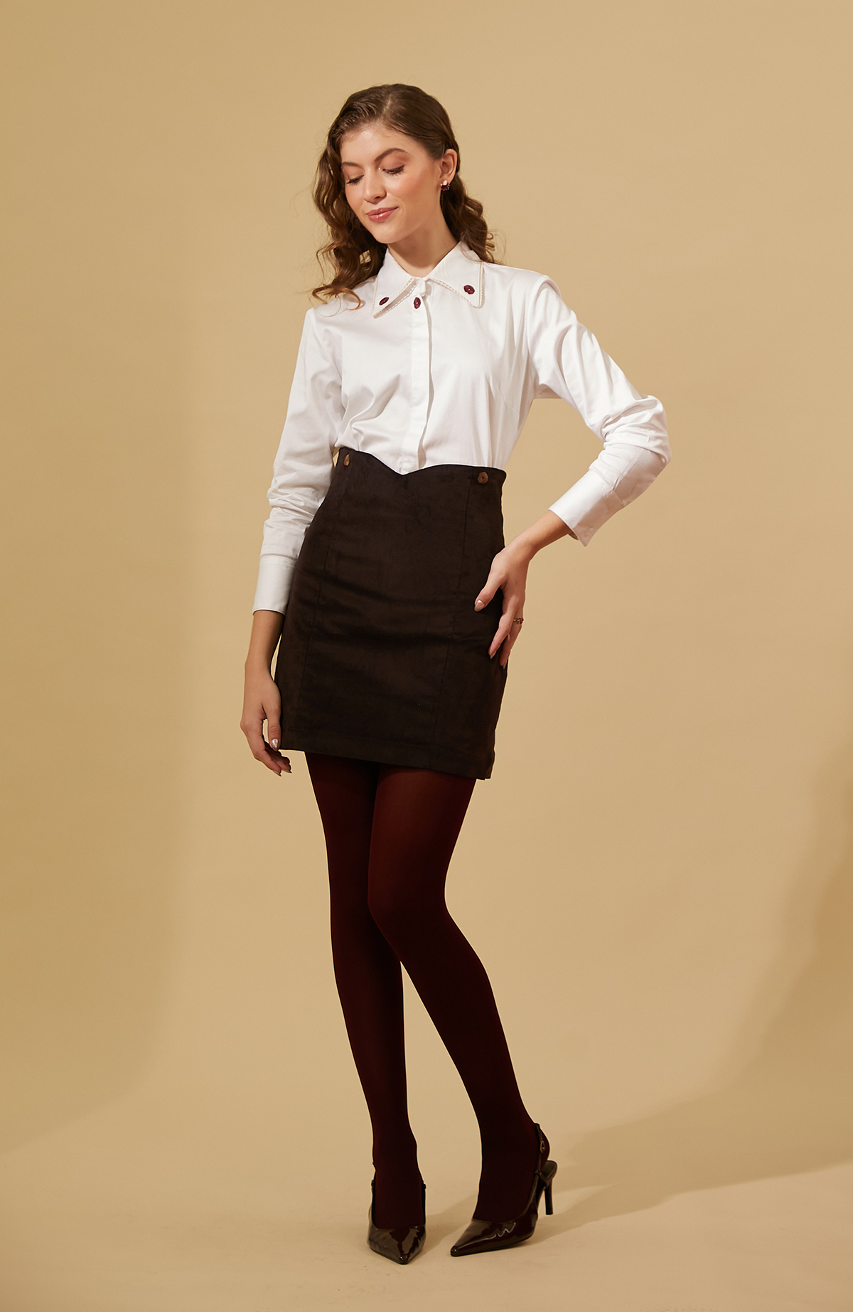 Lilium Chocolate Skirt