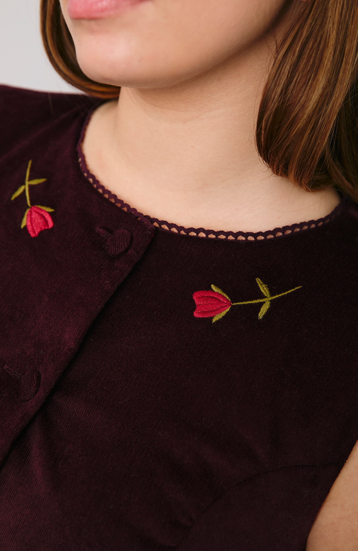 Recuerdo Dress Burgundy
