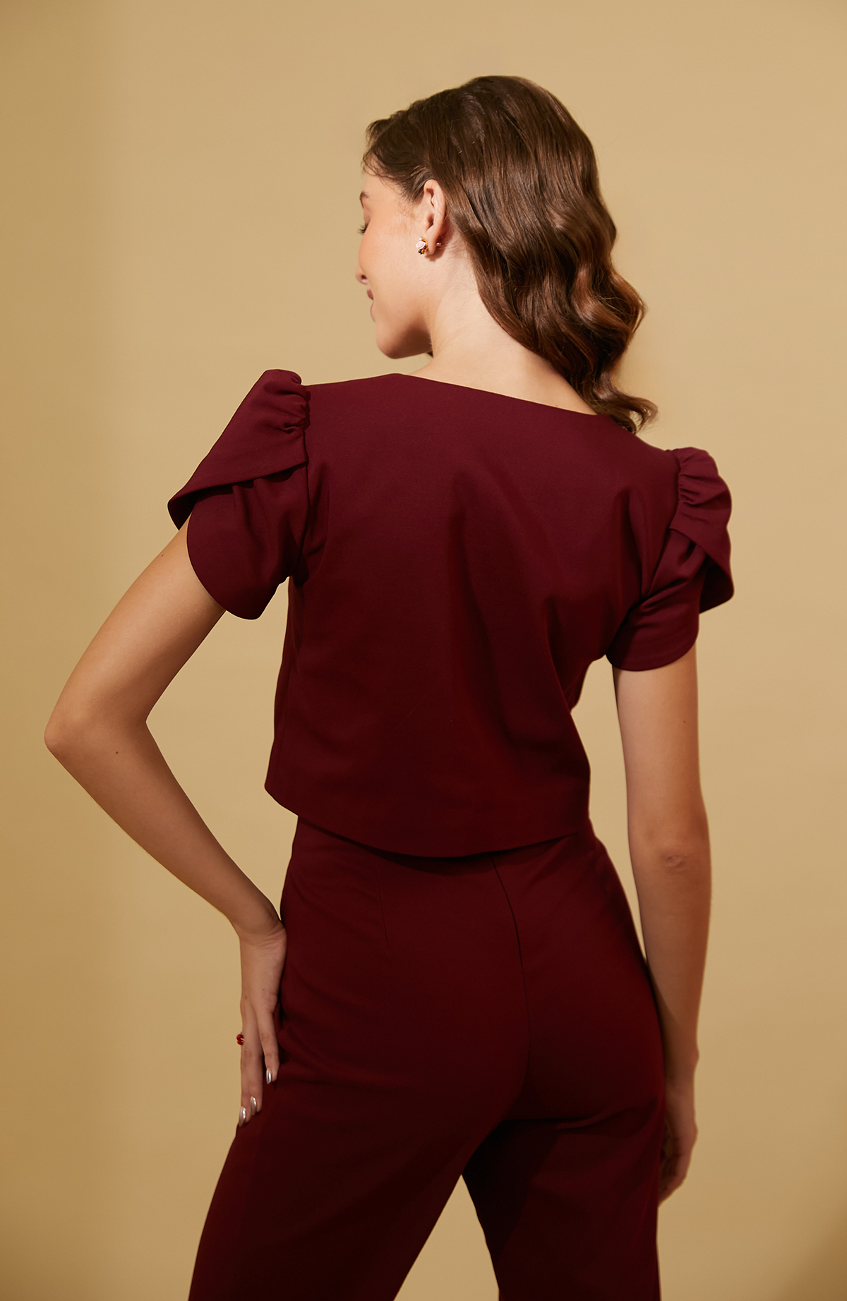Coquelicot Top Burgundy