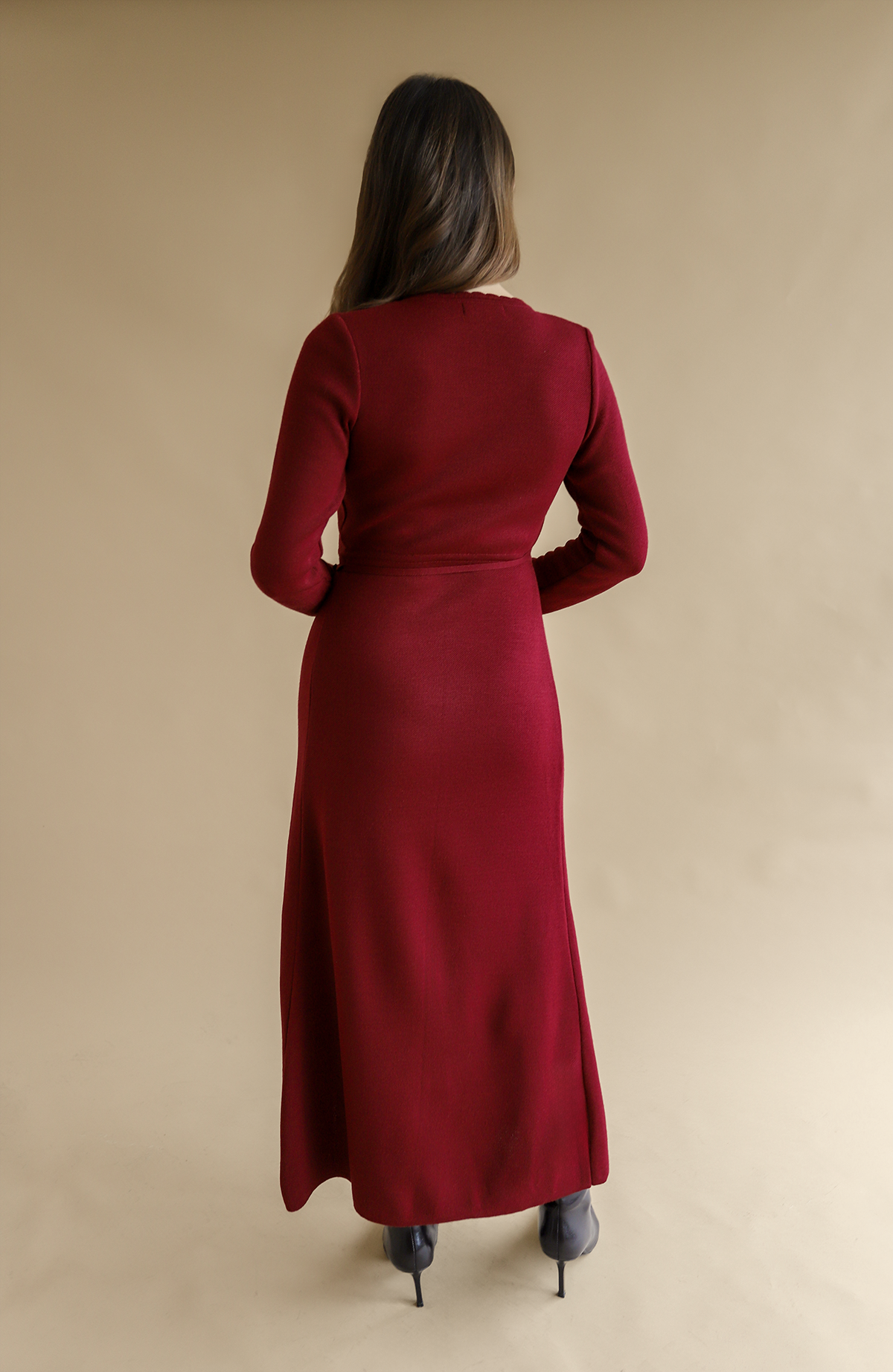 Pitonisa Dress Burgundy
