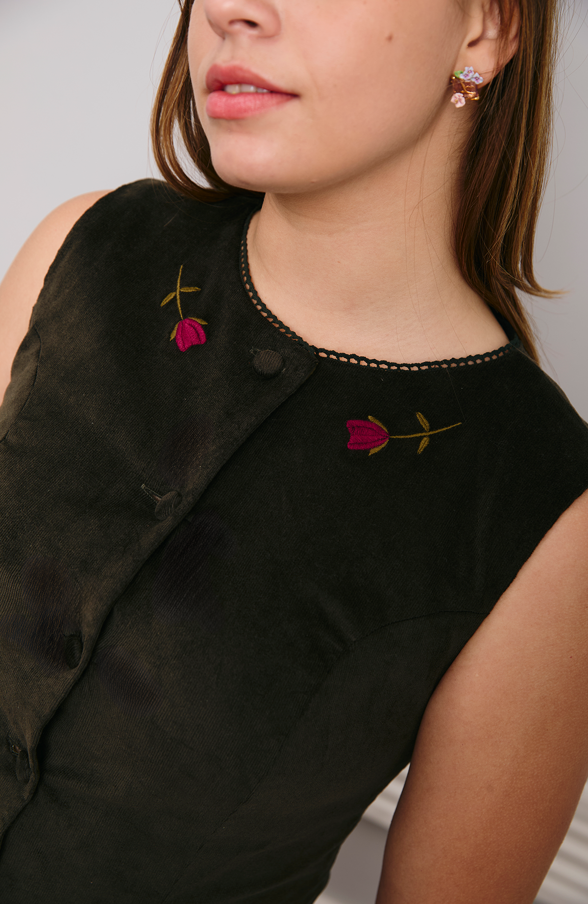Recuerdo Dress Olive