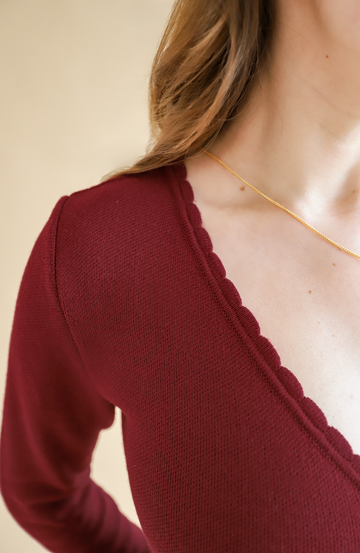 Pitonisa Dress Burgundy