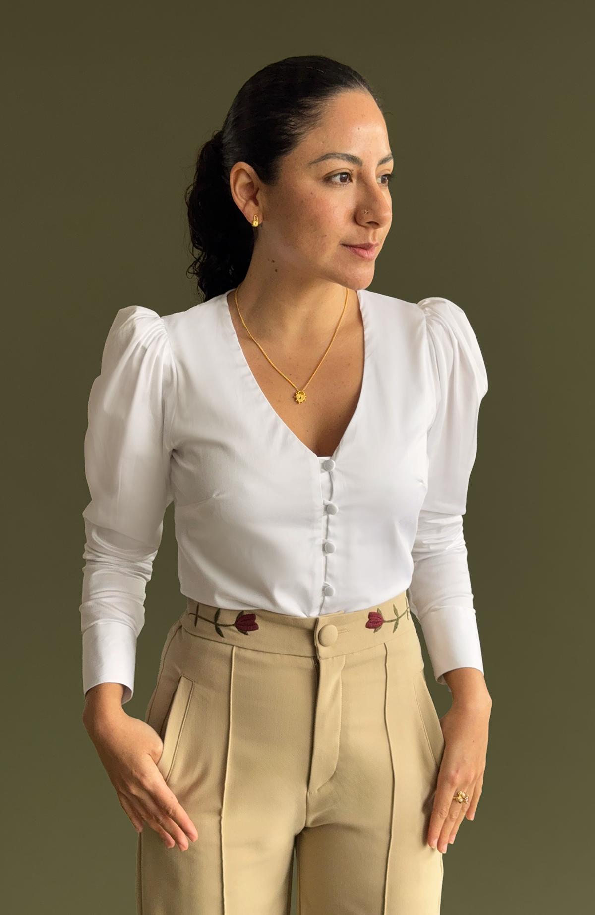 Postcard Blouse
