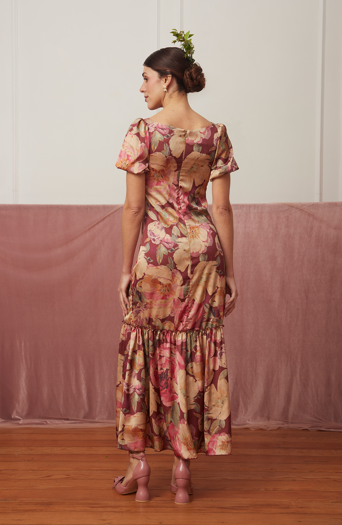 Vestido Imperio Floral