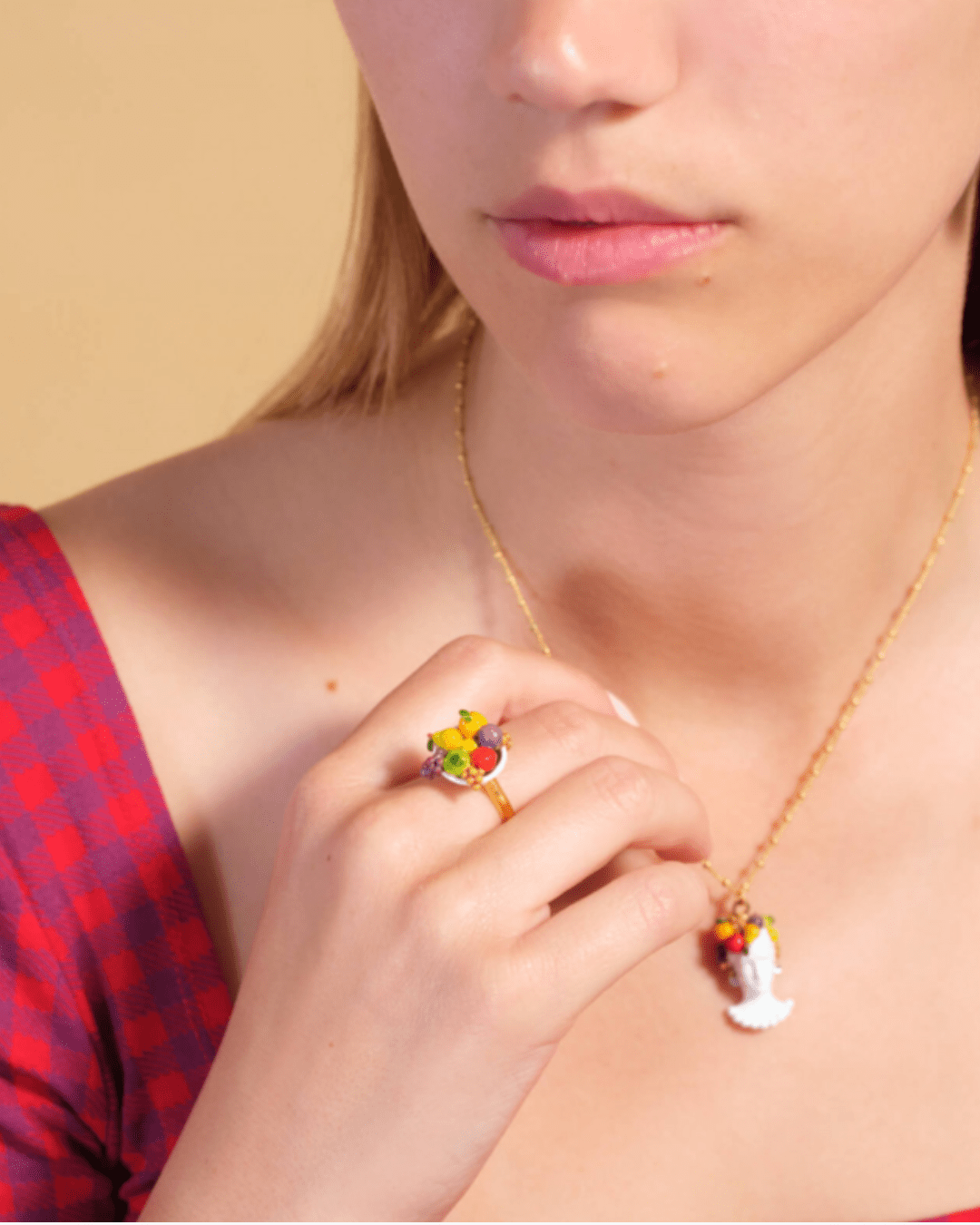 Fruit Cup Cocktail Ring