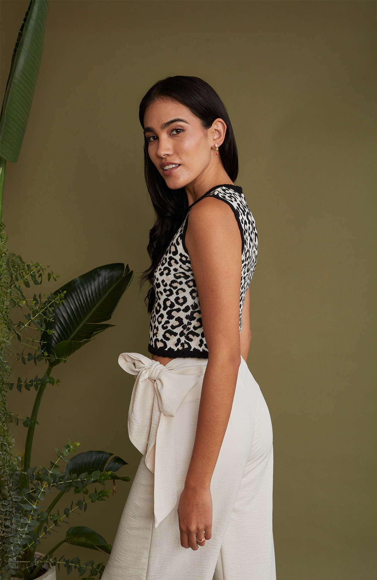 Otto Top Animal Print