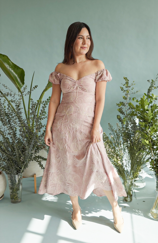 Vestido Poppy Rosa