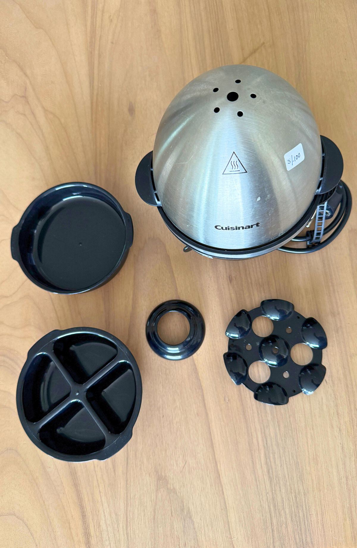 Cuisinart - Máquina eléctrica cocedora de huevos