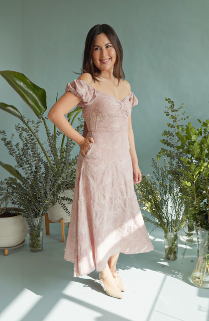 Vestido Poppy Rosa