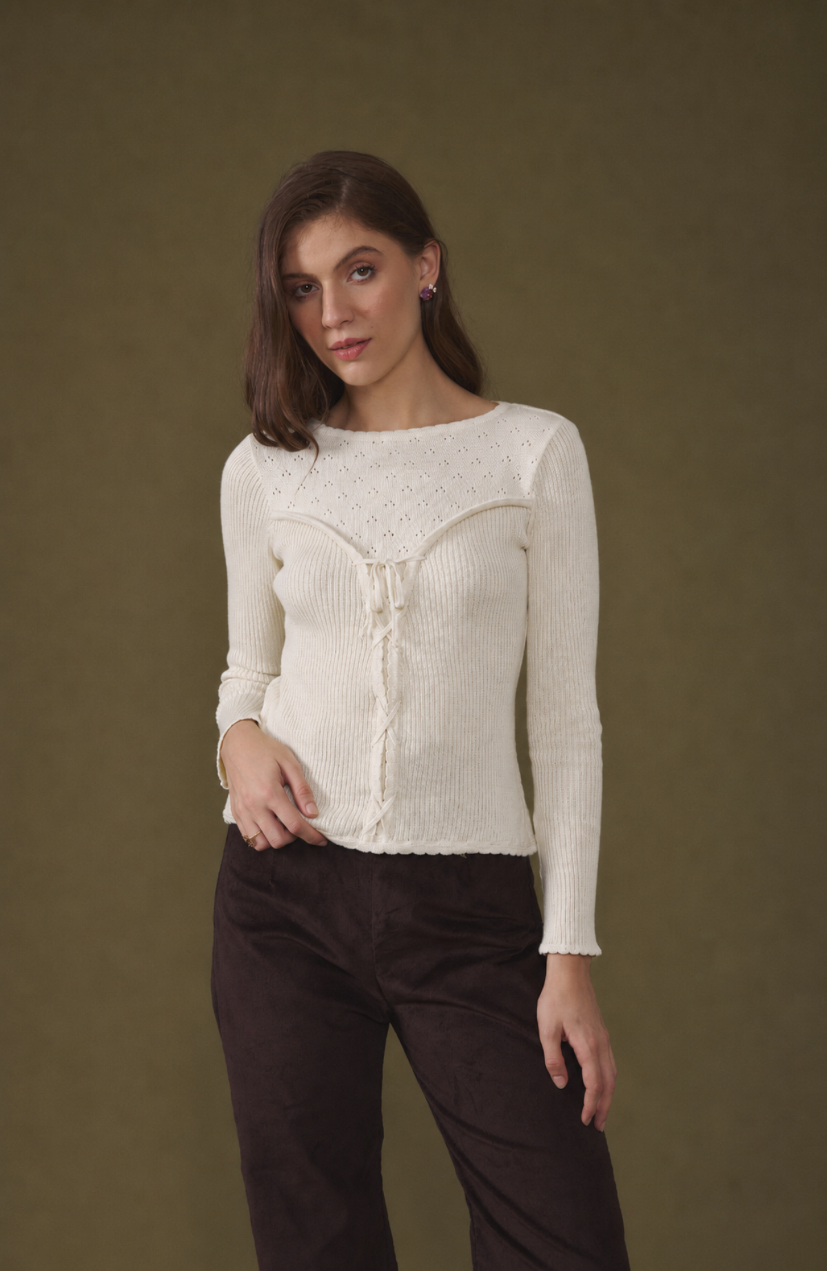 Morning Light White Sweater