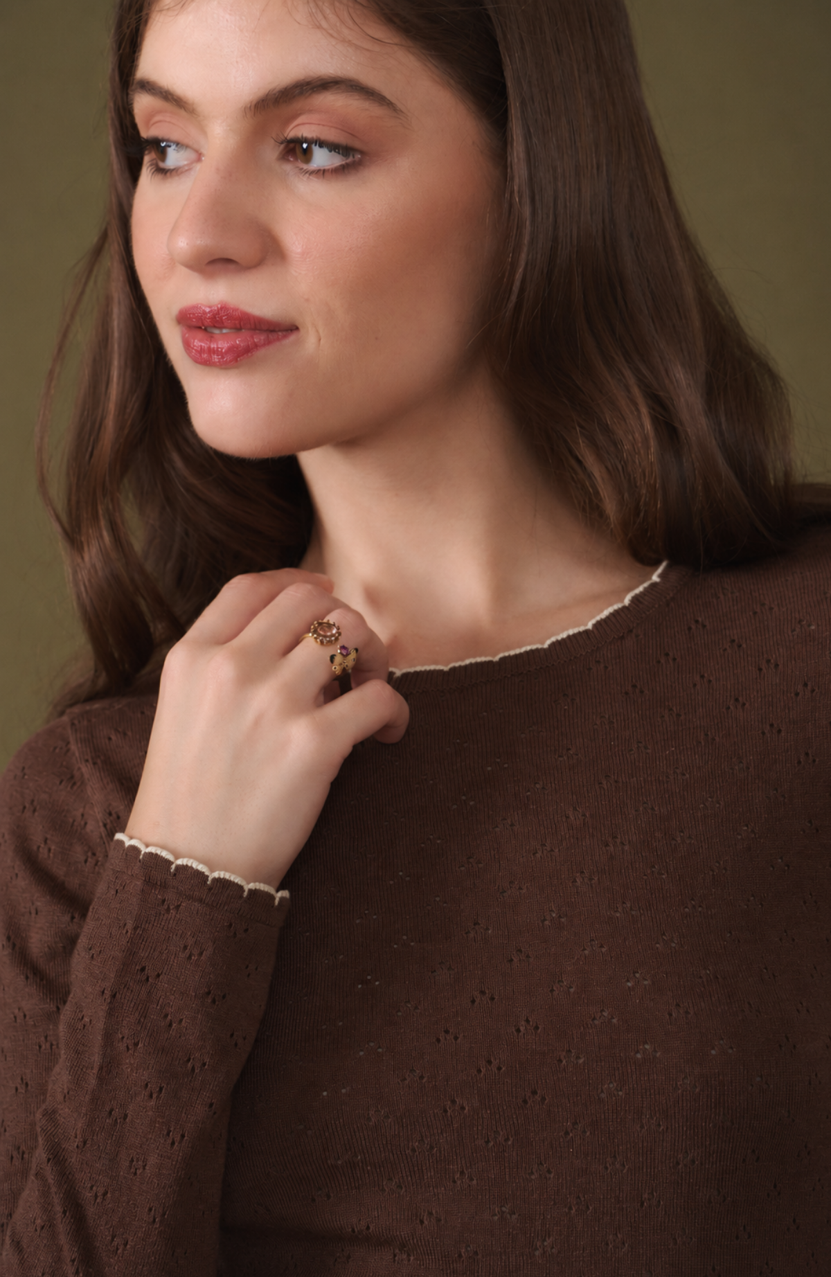 Diana Top Brown