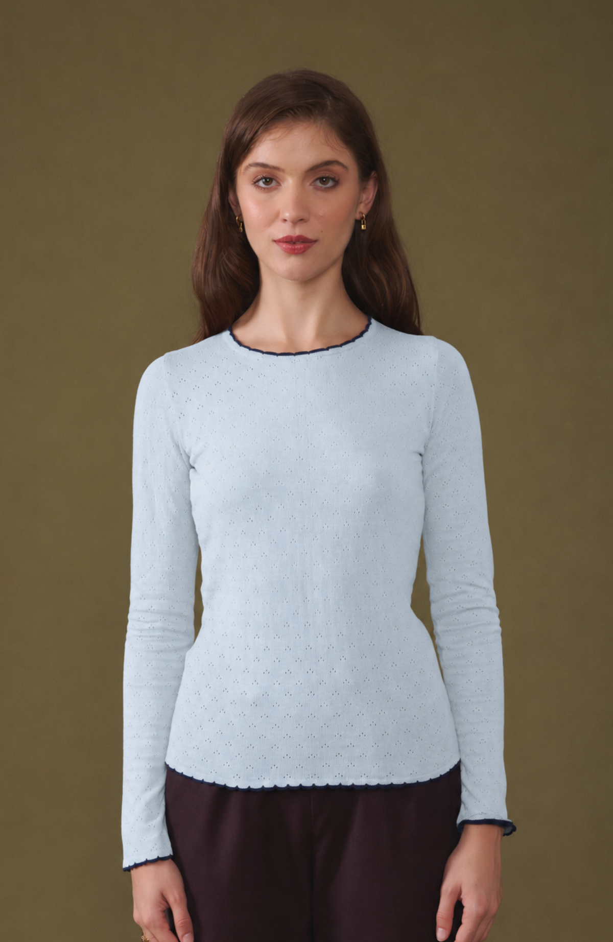 Diana Top  Blue Mist