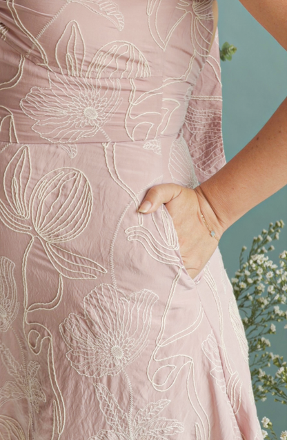 Vestido Poppy Rosa