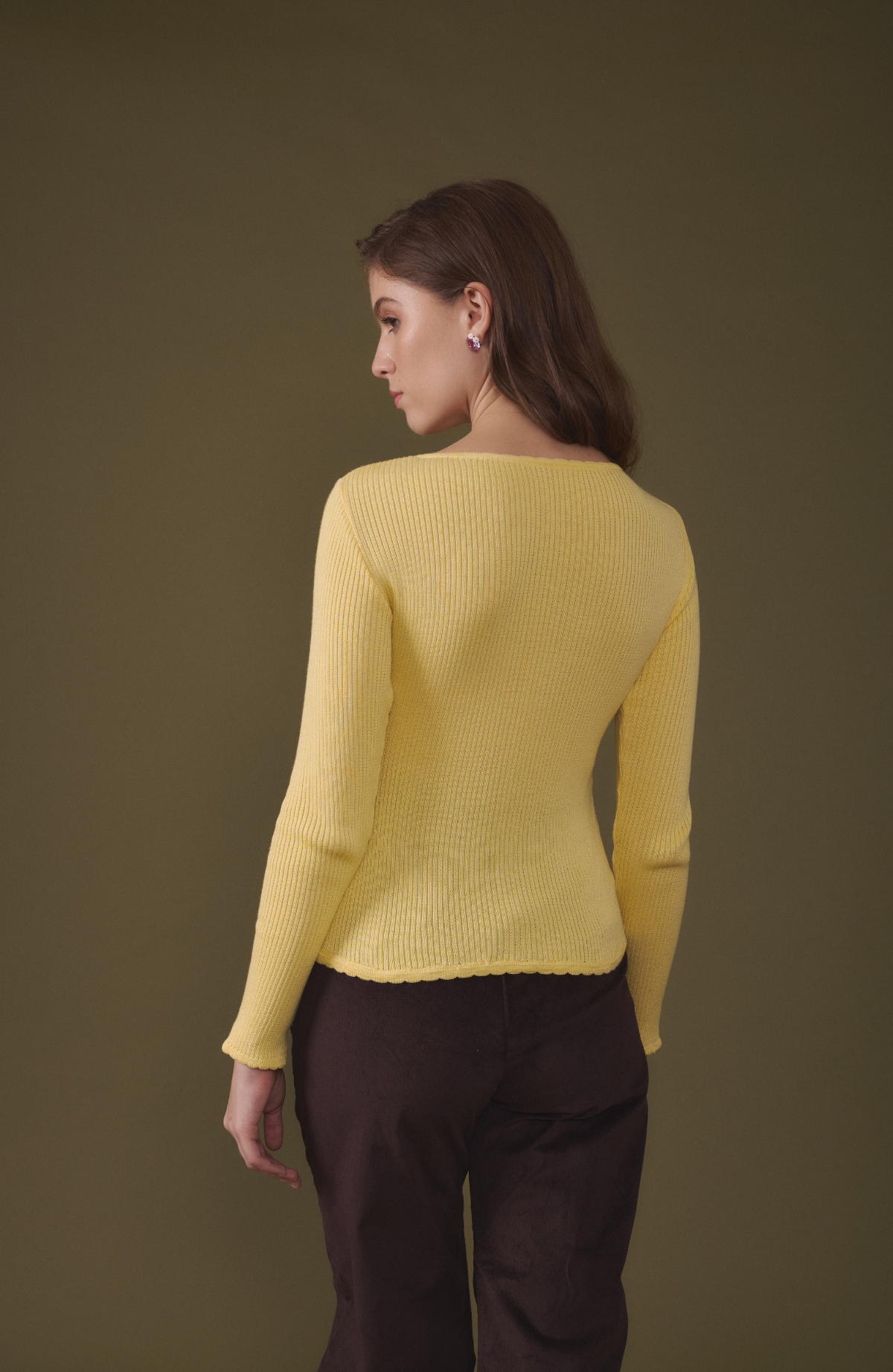 Morning Light Yellow Sweater