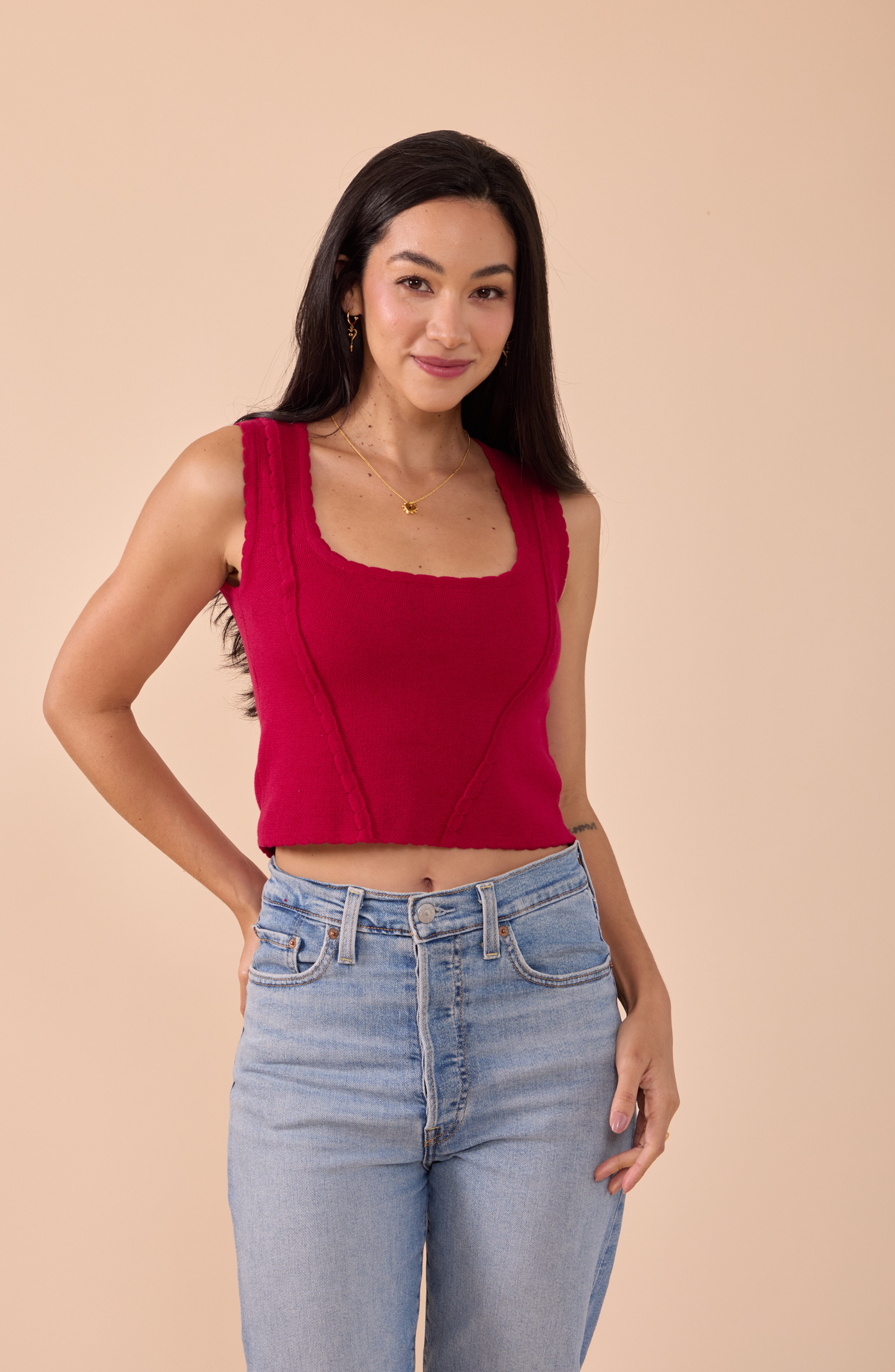 Pullover Coquelicot Rojo