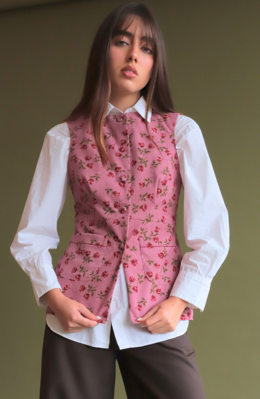 Jardín Secreto Vest Pink
