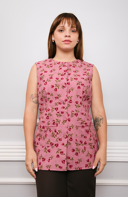 Jardín Secreto Vest Pink