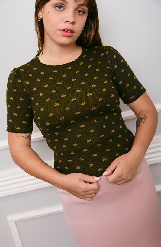 Abanico Sweater Olive
