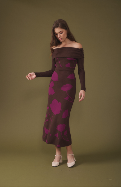 Eden Dress Chocolate