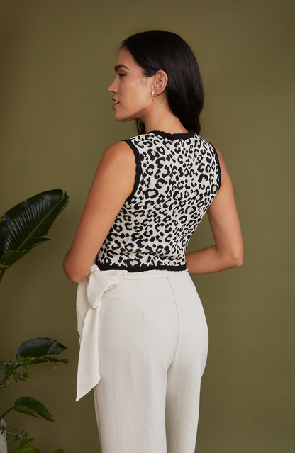 Otto Top Animal Print