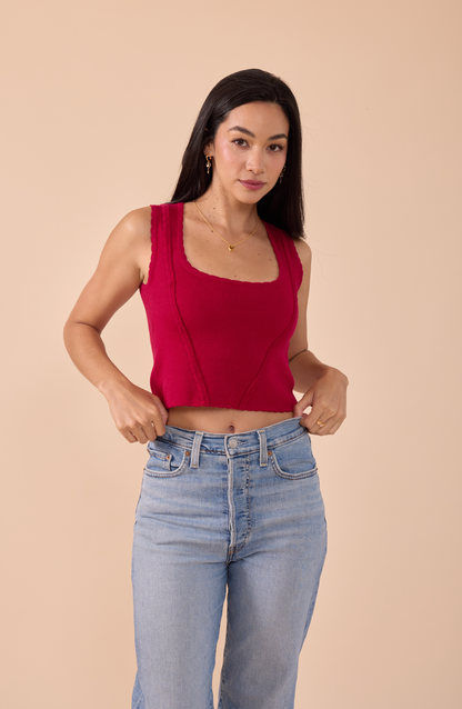 Pullover Coquelicot Rojo