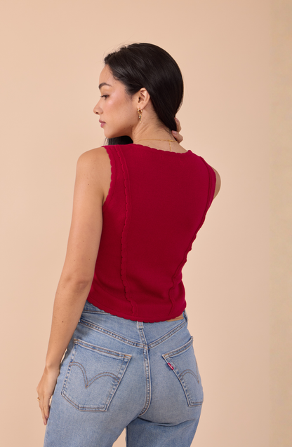 Pullover Coquelicot Rojo