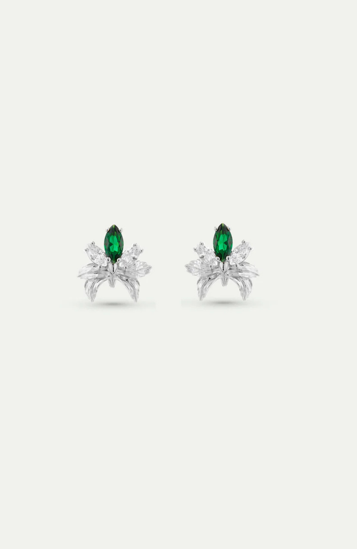 Mignon Citron earring with stone and lemon flower