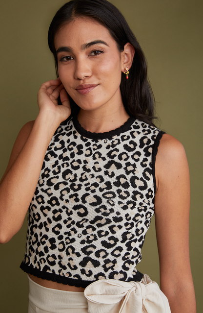 Otto Top Animal Print