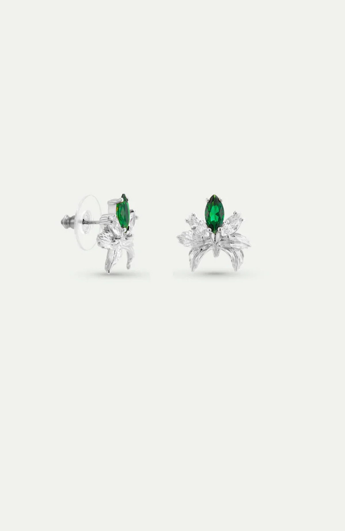 Mignon Citron earring with stone and lemon flower