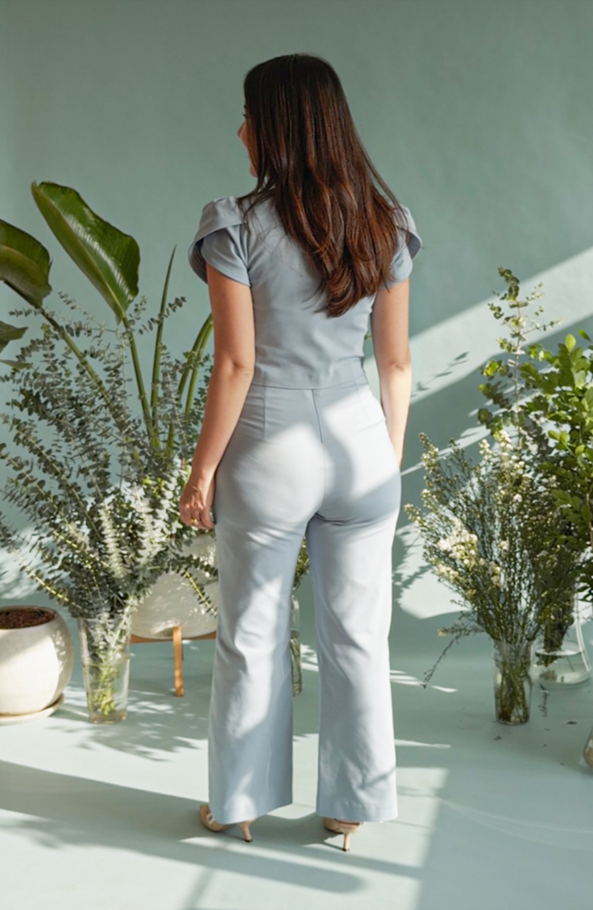 Coquelicot Pant Blue Mist