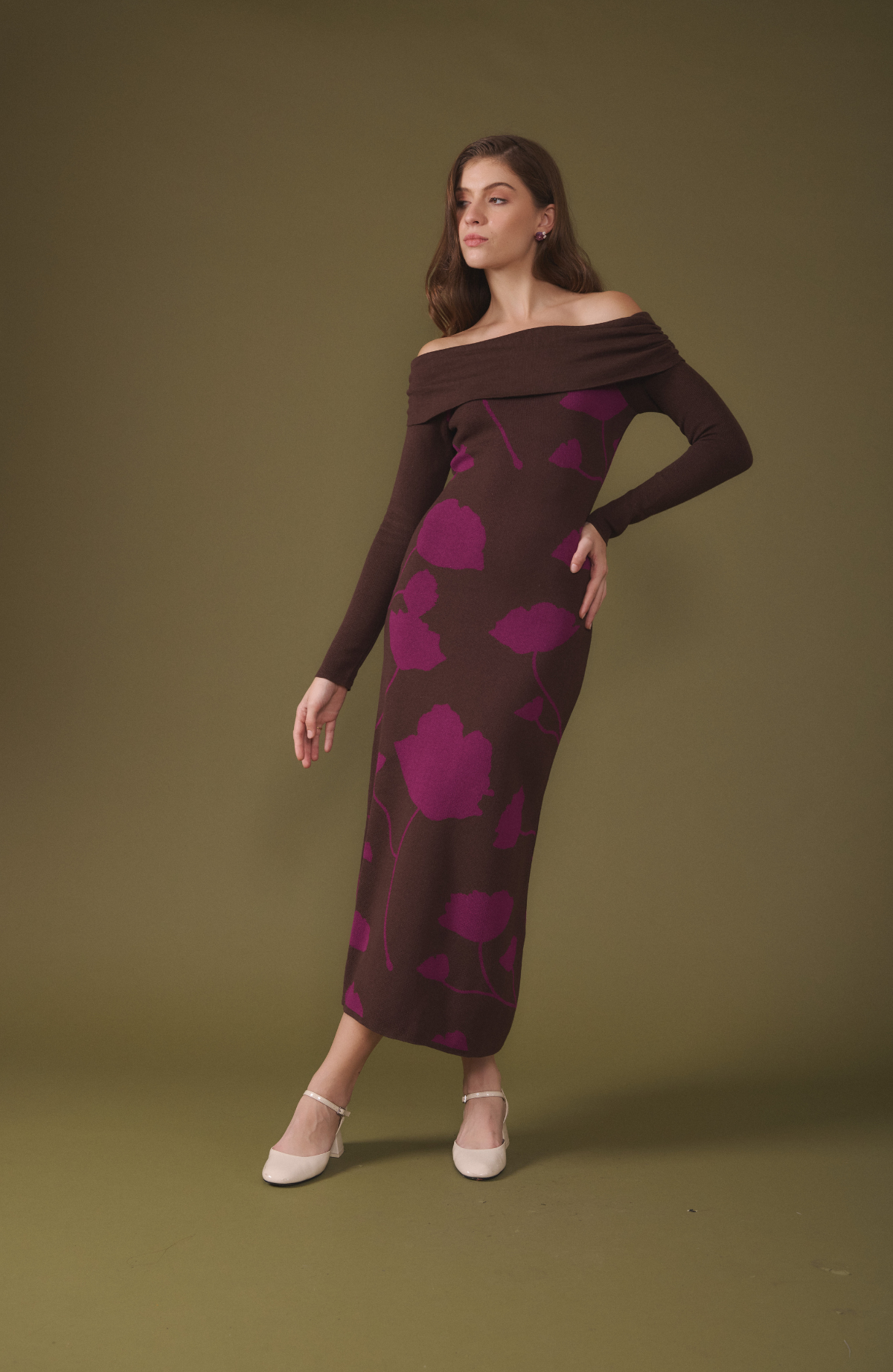 Eden Dress Chocolate