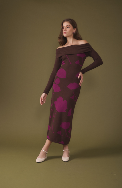 Eden Dress Chocolate