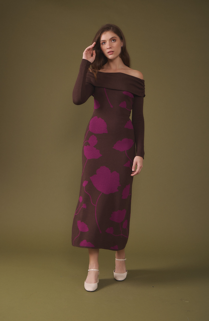 Eden Dress Chocolate