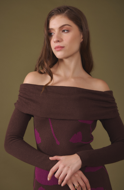 Eden Dress Chocolate