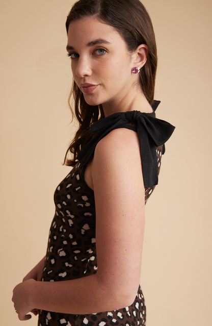 Gabrielle Animal Print Dress