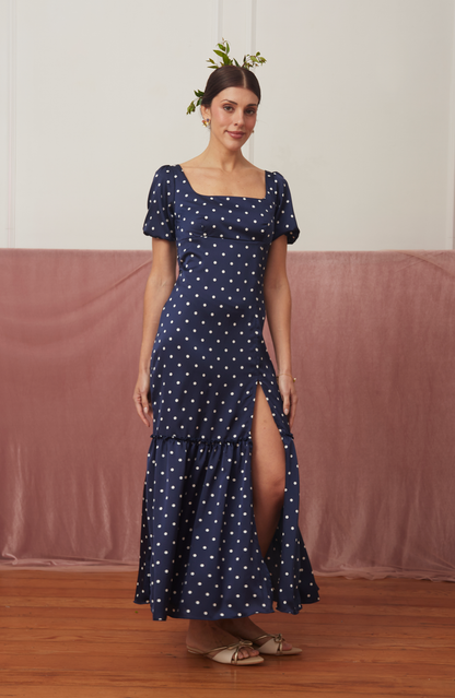 Vestido Imperio Polka Dots