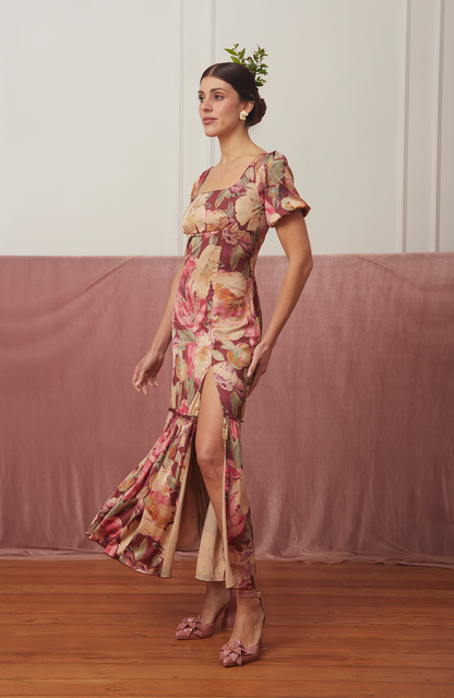 Vestido Imperio Floral