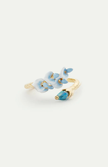 Mignon Citron earring with stone and lemon flower