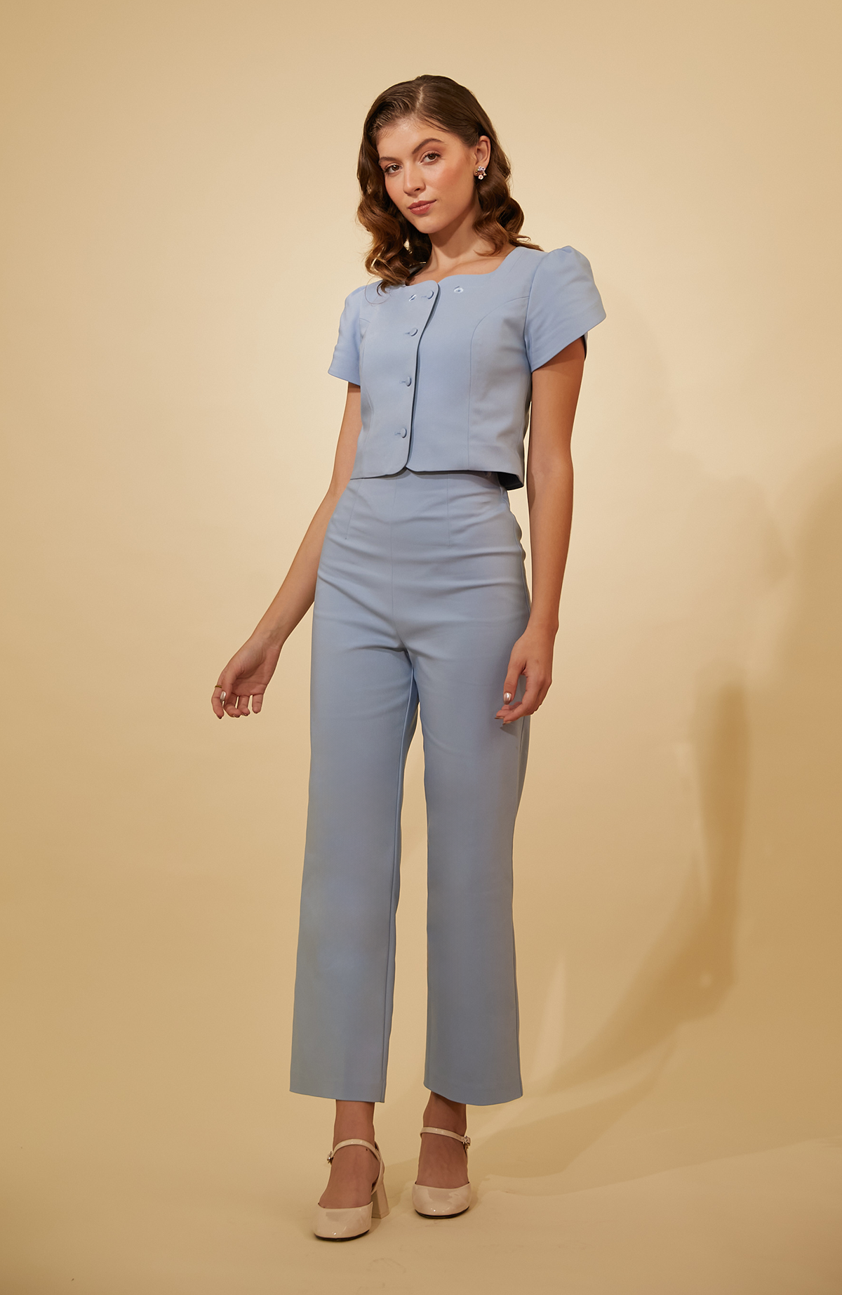 Coquelicot Pant Blue Mist
