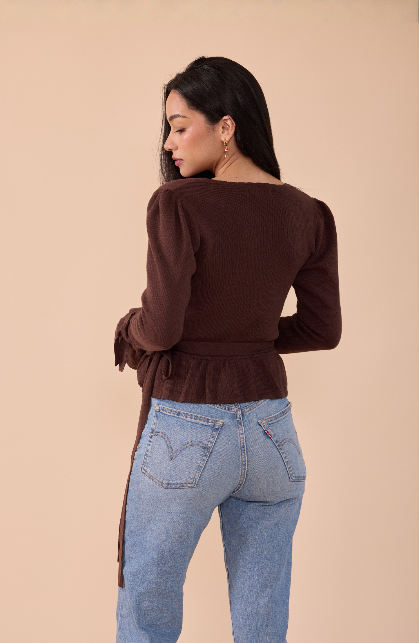 Cardigan Envolvente Coquelicot - PREVENTA