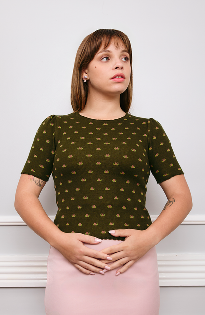 Abanico Sweater Olive