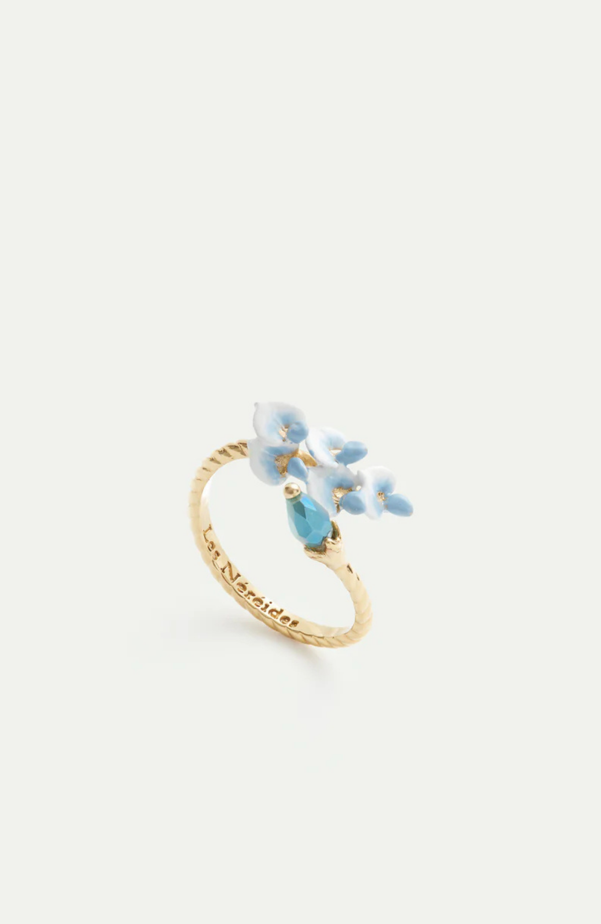Mignon Citron earring with stone and lemon flower