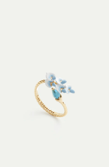 Mignon Citron earring with stone and lemon flower