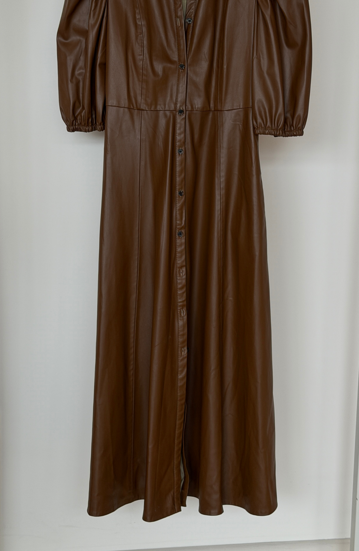 Vestido Cuerina - Zara