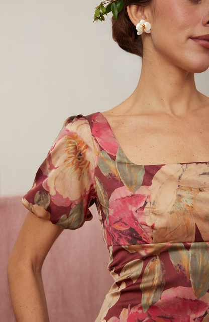 Vestido Imperio Floral