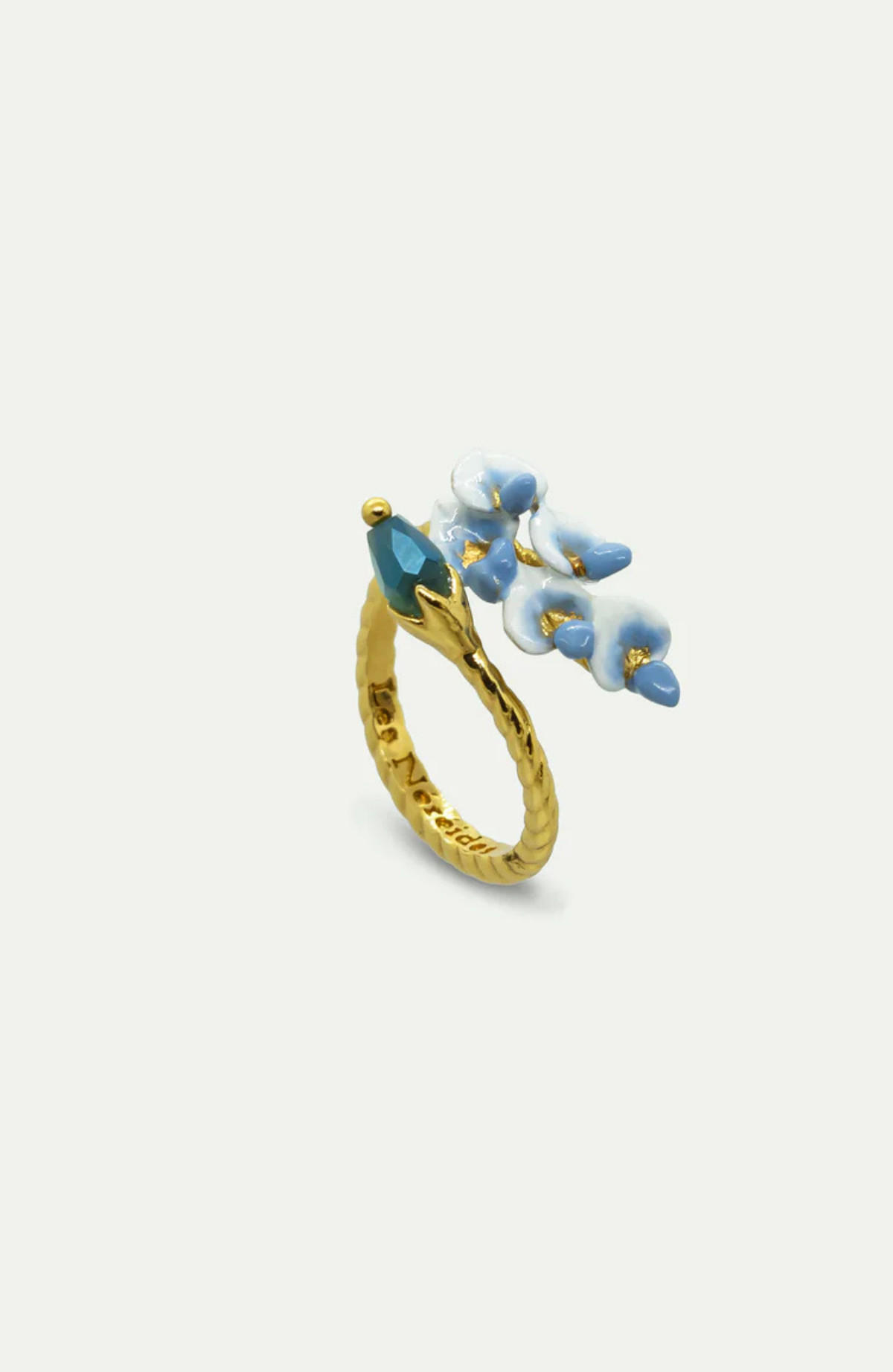 Mignon Citron earring with stone and lemon flower