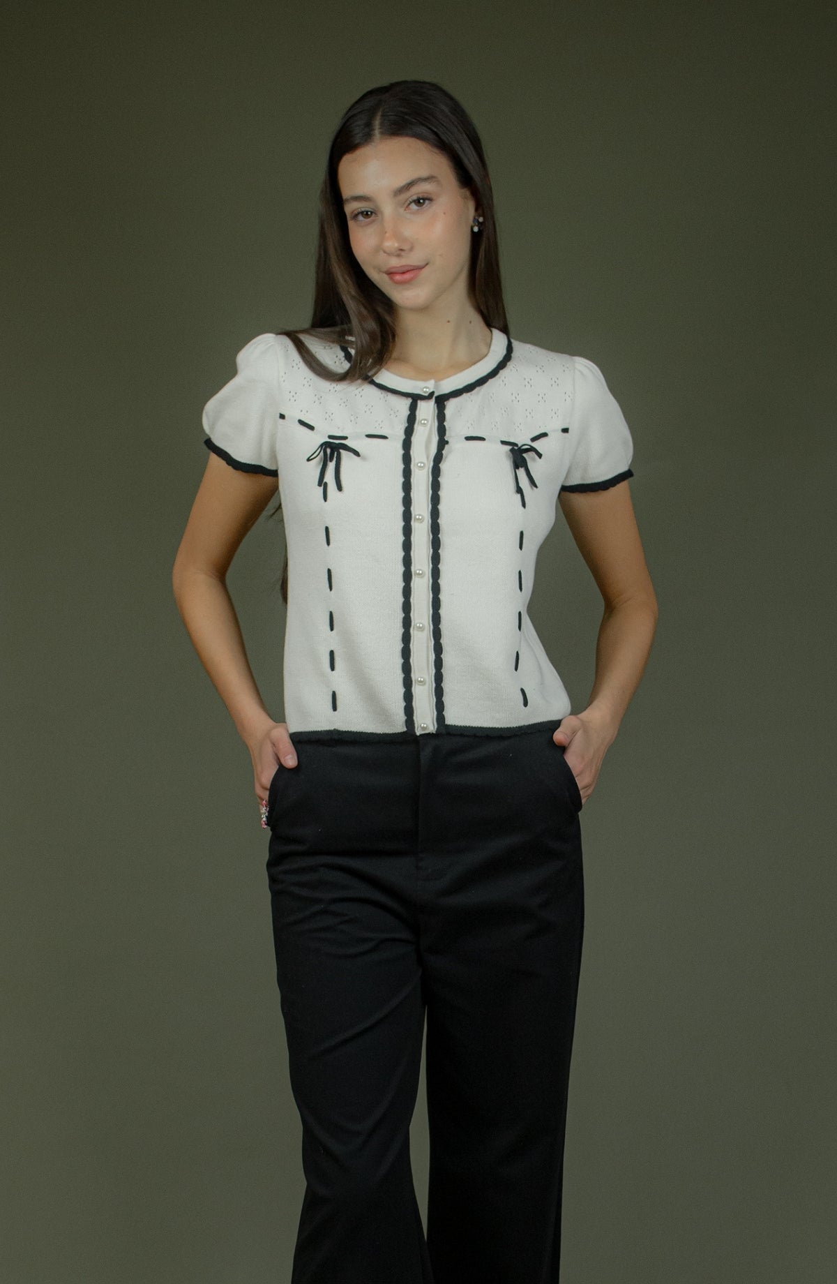 Cardigan Gabrielle Ivory