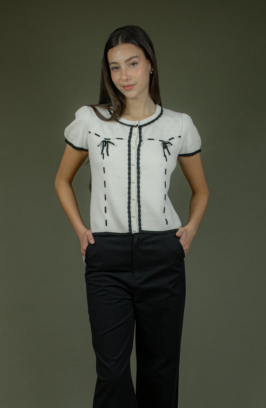 Cardigan Gabrielle Ivory