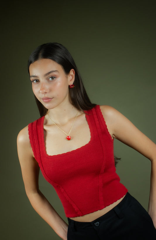 Pullover Coquelicot Rojo