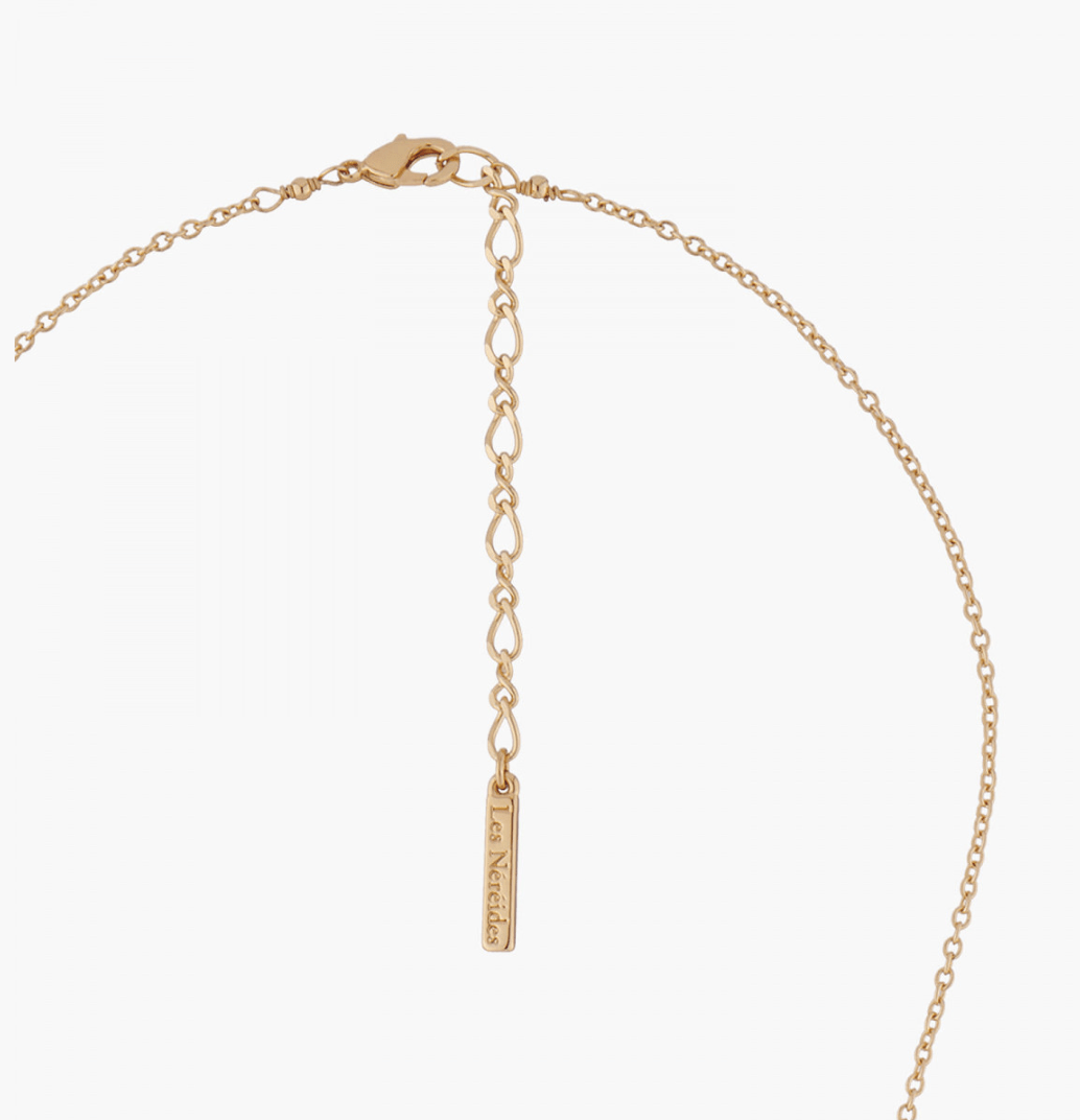 Collar Pendiente Conejo y Flores